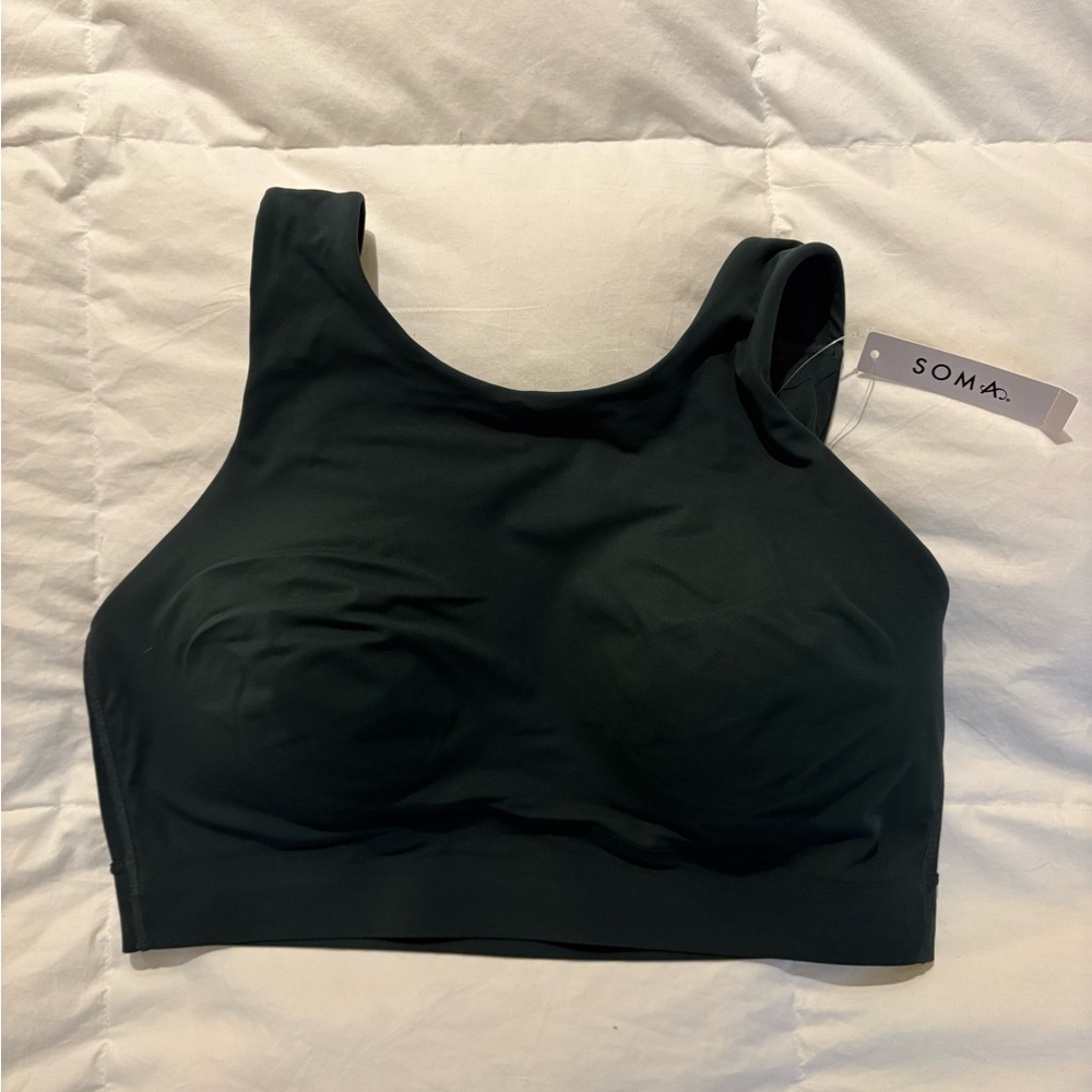 Soma Dark Forest Green Sports Bra